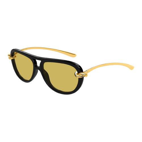 Bottega Veneta BV1418S 001 Black / Yellow Lenses