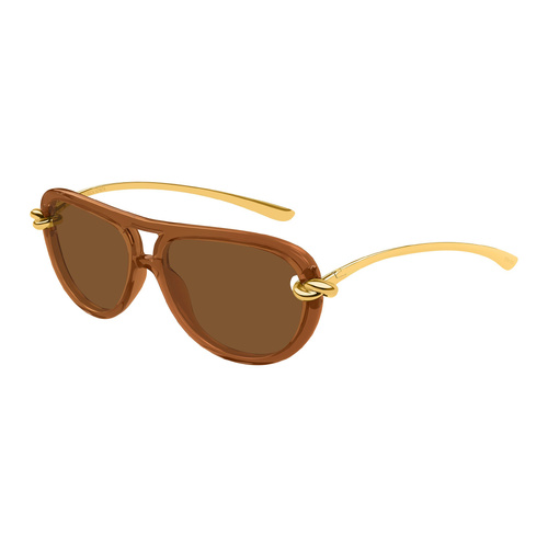 Bottega Veneta BV1418S 004 Brown / Brown Lenses