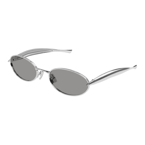 Bottega Veneta BV1386S 007 Silver / Grey Lenses