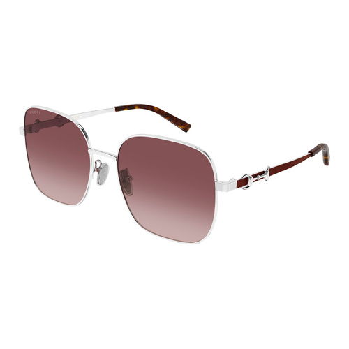 Gucci GG2053S 003 Silver / Red Lenses