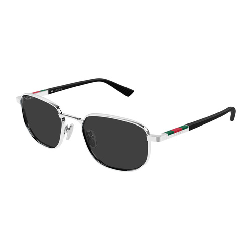 Gucci GG2093S 001 Silver / Grey Lenses