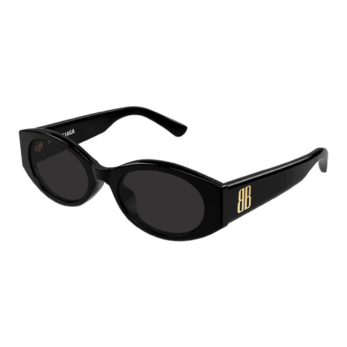 Balenciaga BB0477SA 001 Black / Grey Lenses