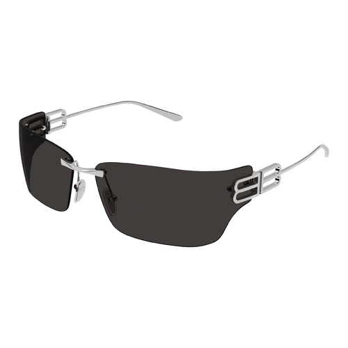 Balenciaga BB0485SA 001 Ruthenium / Grey Lenses
