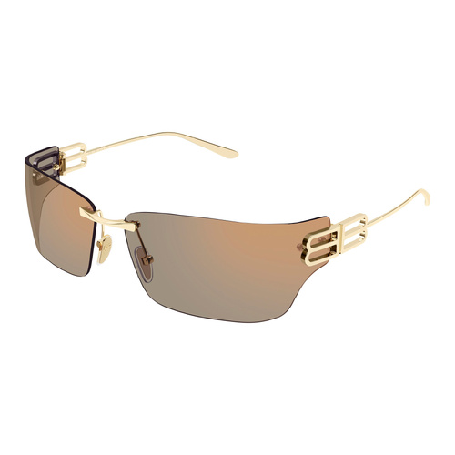 Balenciaga BB0485SA 002 Gold / Pink Lenses