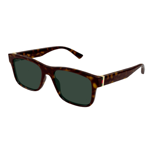 Gucci GG2085S 002 Havana / Green Lenses