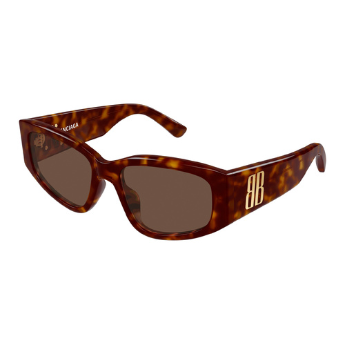 Balenciaga BB0475S 002 Havana / Brown Lenses