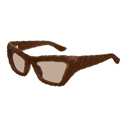 Bottega Veneta BV1438S 002 Brown / Grey Lenses