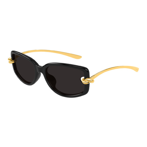 Bottega Veneta BV1440SA 001 Black / Grey Lenses