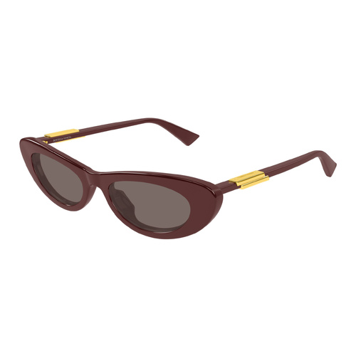 Bottega Veneta BV1447S 003 Burgundy / Brown Lenses