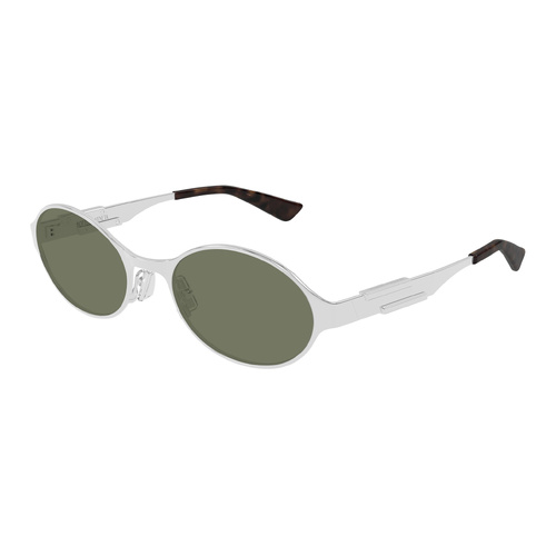 Bottega Veneta BV1456S 002 Silver / Green Lenses