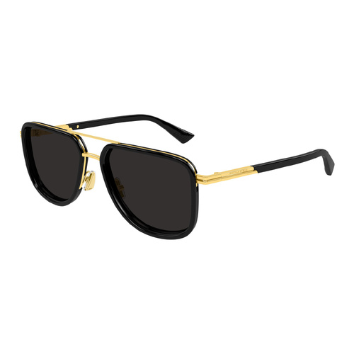 Bottega Veneta BV1463S 001 Gold / Grey Lenses
