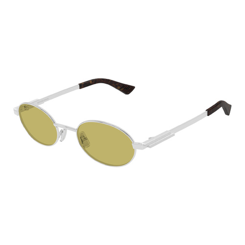 Bottega Veneta BV1470S 003 Silver / Yellow Lenses