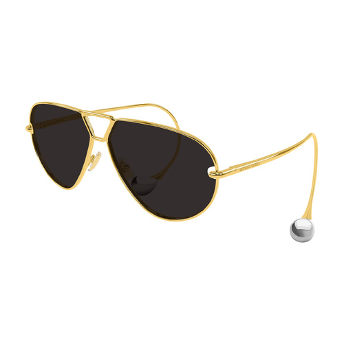 Bottega Veneta BV1437S 001 Gold / Grey Lenses