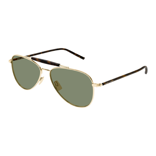 Saint Laurent SL864 003 Gold / Green Lenses