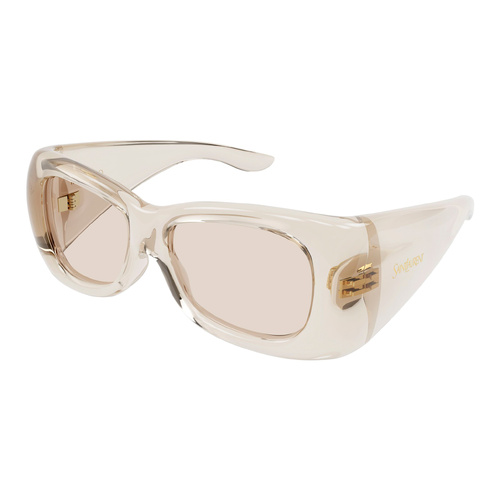 Saint Laurent SL901HOWL 002 Beige / Brown Lenses