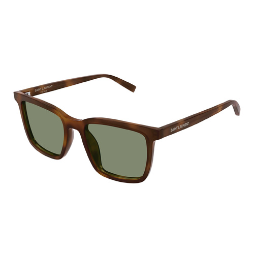 Saint Laurent SL500 009 Havana / Green Lenses