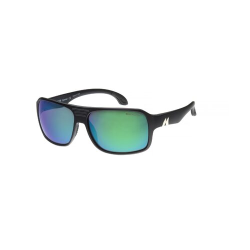 Mako Ronin 9602 M01 G2H5 Matte Black / Rose Green Mirror Polarised Lenses