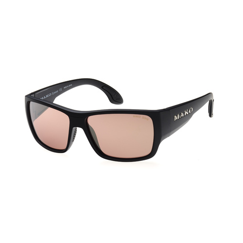 Mako Covert 9596 M01 G3H9 Matte Black / Copper Silver Mirror Polarised Lenses