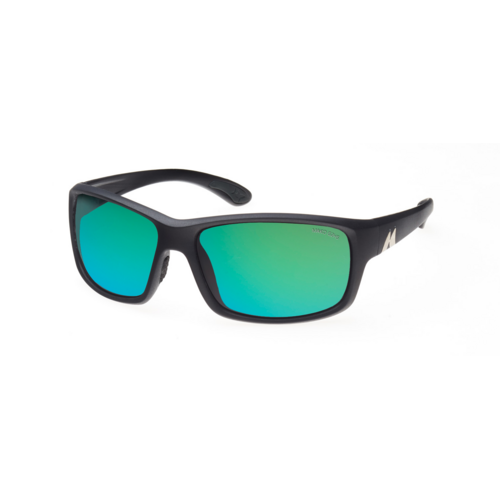 Mako Edge 9604 M01 G2H5 Matte Black / Rose Green Mirror Polarised Lenses