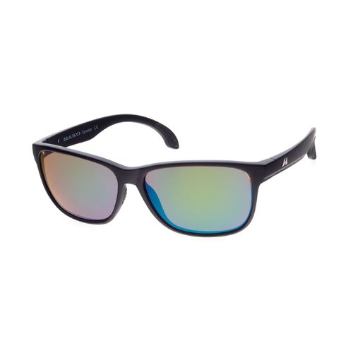 Mako Mistral 9609 M01 G2H5 Matte Black / Rose Green Mirror Polarised Lenses