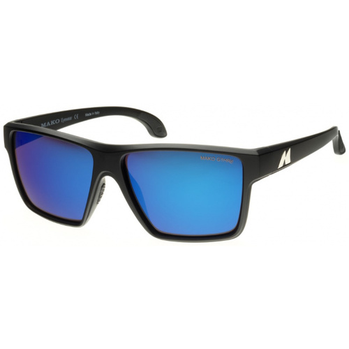 Mako Cast 9611 M01 G1HR6 Matte Black / Brown Blue Mirror Polarised Lenses