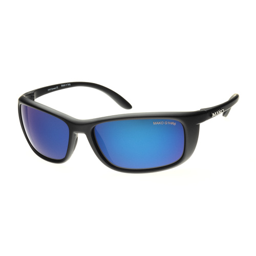 Mako Blade 9569 M01 G1HR6 Matte Black / Brown Blue Mirror Polarised Lenses