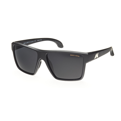 Mako Cast 9611 M01 G0HR Matte Black / Grey Polarised Lenses