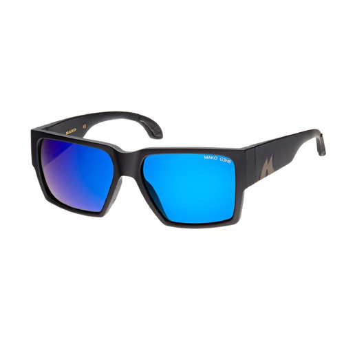 Mako Cruze 9617 M01 G3H6 Matte Black / Brown Blue Mirror Polarised Lenses