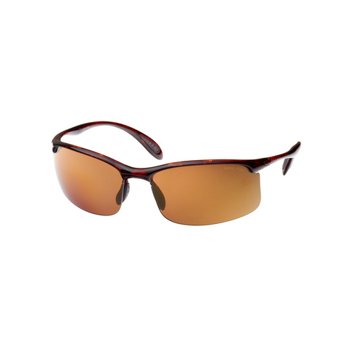 Mako Diver 9525 M19 P2S1 Demi Brown / Brown Gold Mirror Polarised Lenses