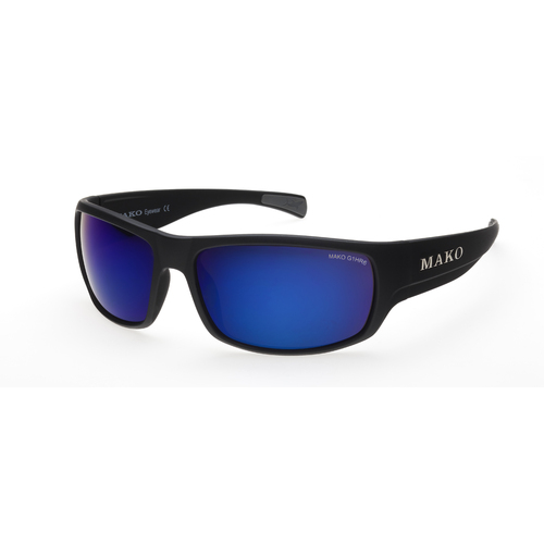 Mako Escape 9581 M01 G1HR6 Matte Black / Brown Blue Mirror Polarised Lenses