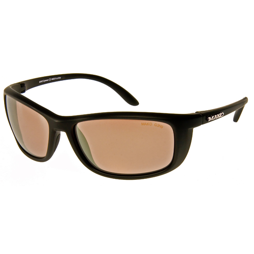 Mako Blade 9569 M01 G3H9 Matte Black / Copper Silver Mirror Polarised Lenses