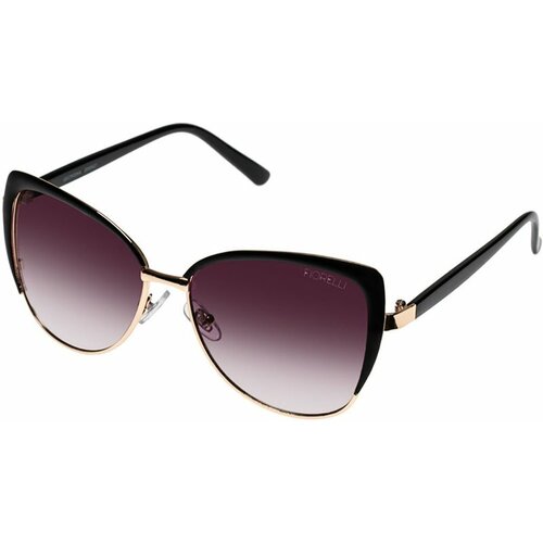 Fiorelli Georgina FIO2100422 Black & Gold / Warm Smoke Gradient Lenses