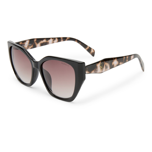 Fiorelli Leia FIO2547301 Black w Charcoal Tortoise / Warm Smoke Gradient Lenses