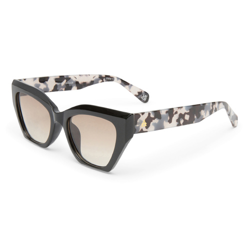 Aire Persei AIR2542228 Black w Charcoal Tortoise / Brown Gradient Lenses