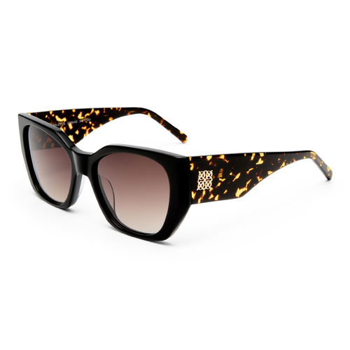 Oroton Scarlett ORO2556425 Black w Neo Tortoise / Warm Smoke Gradient Lenses