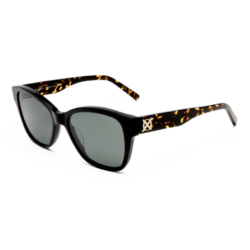 Oroton Blaire II ORO2556472 Black w Neue Tortoise / Smoke Polarised Lenses