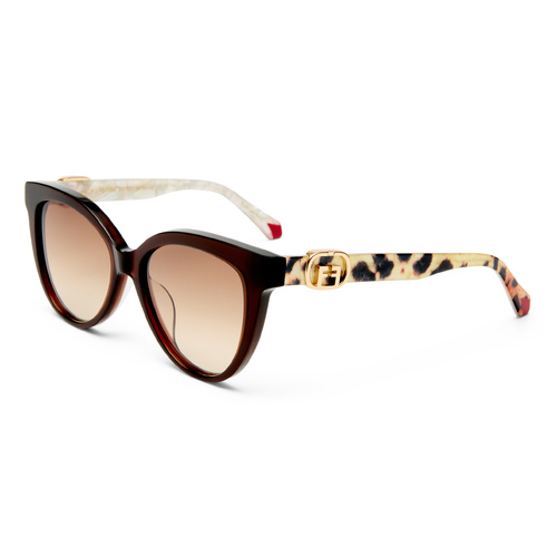 Camilla All Aboard CAM2531071 Chocolate w Leopard / Brown Gradient Lenses