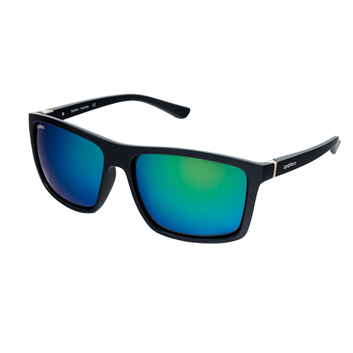 Spotters Grayson Matte Black / Nexus Mirror Polarised Lenses