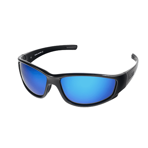 Spotters Cristo Gloss Black / Ice Blue Mirror Polarised Lenses