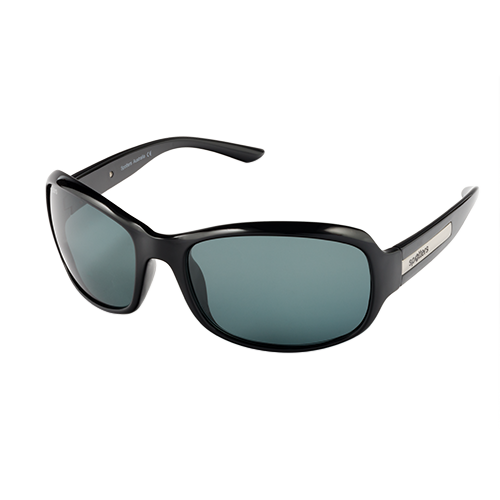 Spotters Ruby Gloss Black / Carbon Polarised Lenses