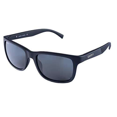 Spotters Zane Matte Black / CR-Grey Polarised Lenses