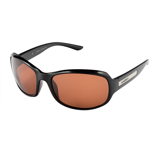 Spotters Ruby Gloss Black / Halide Polarised Lenses