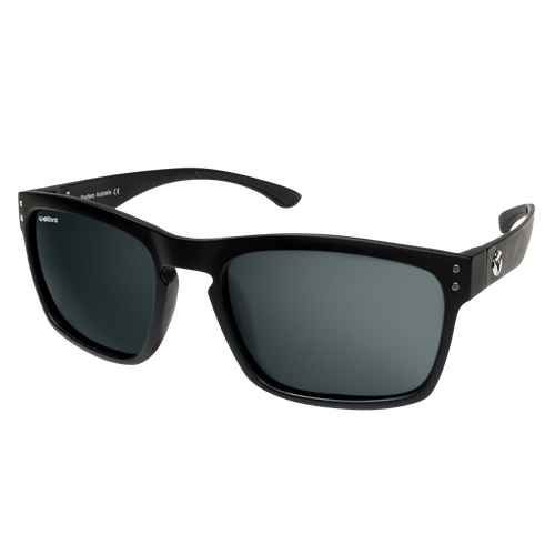 Spotters Crypto Matte Black / Carbon Polarised Lenses