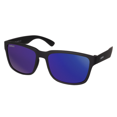 Spotters Kids Kanga KANGAMPURPLE Matte Black / Purple Mirror Polarised Lenses