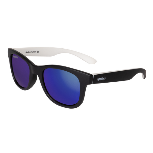 Spotters Kids Koala KOALAMPURPLE Matte Black & White / Purple Mirror Polarised Lenses