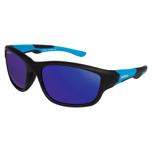 Spotters Kids Platypus PLATYPUSMPURPLE Matte Black & Blue / Purple Mirror Polarised Lenses