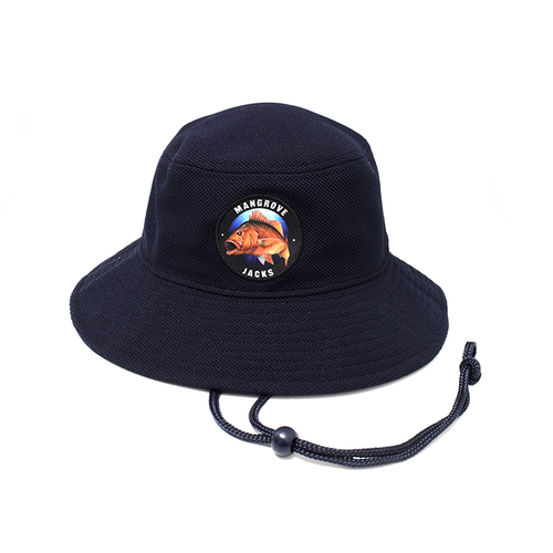 Bucket Hat Navy Colour Logo