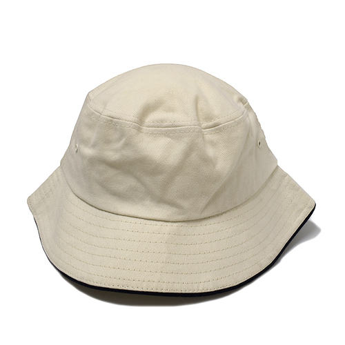 Urban Zoo AH678 Microfibre Bucket Trim Hat Natural / Navy S/M