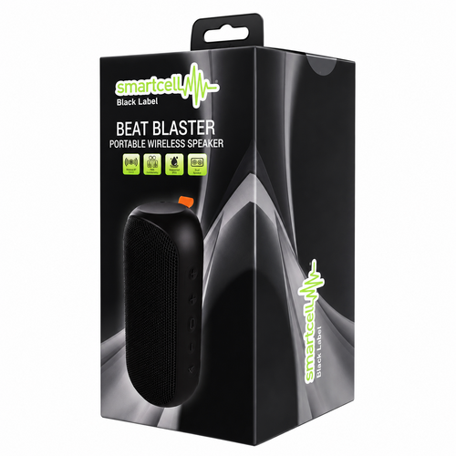 Smartcell Black Beat Blaster Portable Speaker