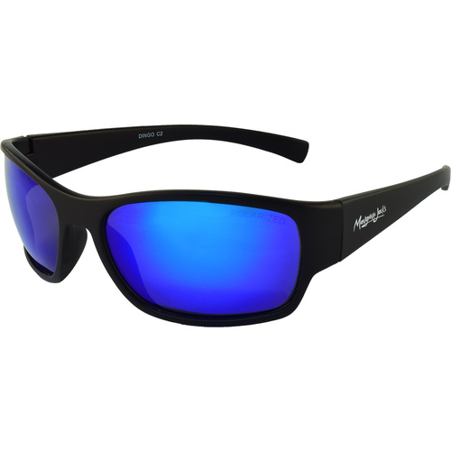 Mangrove Jacks Dingo C2 Matte Black / Blue Revo Polarised Lenses